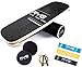 Raise Your Game Balance Board Trainer Agility Set, Wooden Wobble Roller for Exercise Sports, Training Equipment for Balance Stability and Fitness, with Free Workout Guide