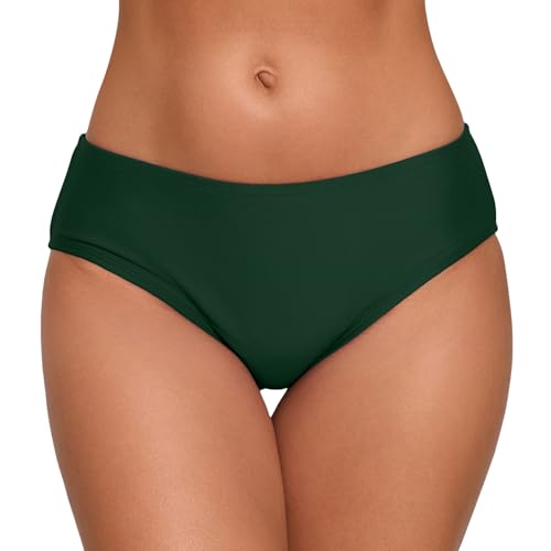 Halcurt Bikinihose Damen Mittelhohe Bund...