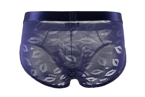 Image of PANTEASY Menswear Lips Designed Frenchie Brief- Dailywear, Soft & Comfortable