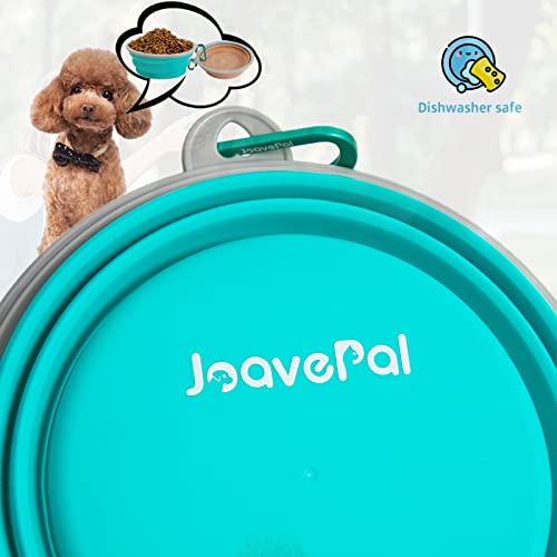 JoavePal Large Collapsible Silicone Dog Bowls(4 Pack)-BPA Free Food Grade Silicon Portable Pet Bowl Lightweight, Sturdy, Leak Proof, Food Safe, Premium Quality for Traveling Hiking Walking 650ml 20oz - Image 3
