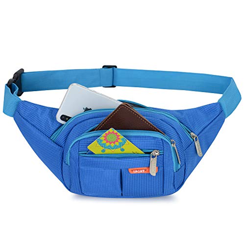 AirZyx Waterdichte heuptas, geschikt voor reizen, sport en alle outdooractiviteiten, heuptas voor dames en heren, waterdichte heuptas voor hardlopen (blauw) - Image 8