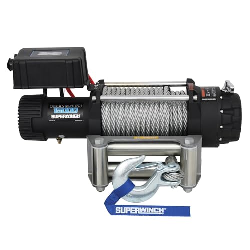 Superwinch Tiger Shark 15000 lb Capacidad 12V Kit miniatura 1
