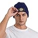 AKEJSHRRS Us Federal Bureau of Prisons Knit Cuffed Beanie Warm Winter Hats Unisex Skull Knit Cap Fashion Ski Ha Blue