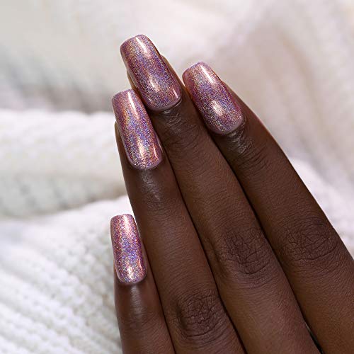 Image of ILNP Get Cozy - Radiant Blush Pink Ultra Holo Nail Polish