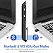 Presentation Clicker Compatible with Bluetooth and RF 2.4GHz Dual Modes Red Light, Wireless Presenter Remote Control for Powerpoint Presentations Pointer Slide Clicker for Mac Computer Powered by AAA