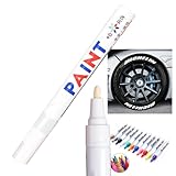 Caneta Reparadora Tira Risco Automóveis Carro Moto Caminhões Pintar e Retocar Pneu Azulejo e Tênis Uso Escolar Marca Texto