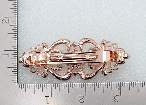 Barrette à cheveux strass verts pour fixer les mèches avec style