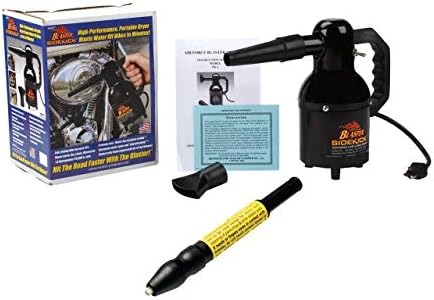 Metro Vac SK-1 Air Force Blaster Sidekick Compact and Portable Car, Truck, SUV & Motorcycle Dryer Plus Bonus Free KTI-70550 Adjustable Sanding Pen
