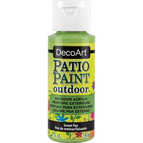 DecoArt Patio Paint Acrylic Sweet Pea Green 2oz