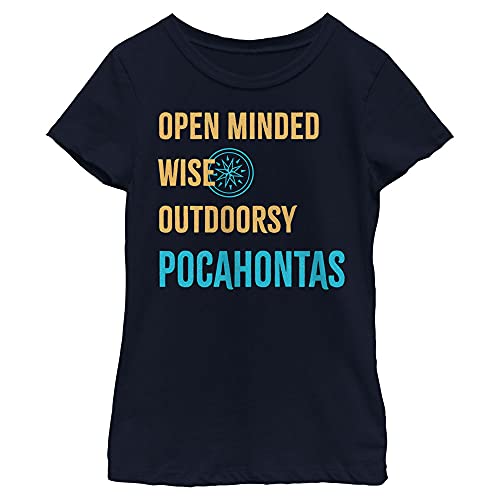 T-shirt Pocahontas Disney de qualité supérieure en coton bleu marine XL