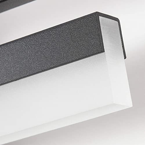 Image of PRESDE 32 Inch LED Vanity Light Bar, Modern Black Bathroom Lighting Fixture Over Mirror