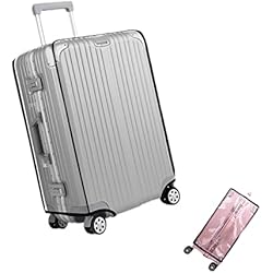 Consigna Maletas ANYUANKW 30 Pulgadas Protectores de Funda de Maleta, Transparente Protector de Equipaje de PVC, Cubierta de Maleta Reutilizable, Lavable, Impermeable y a Prueba de Polvo