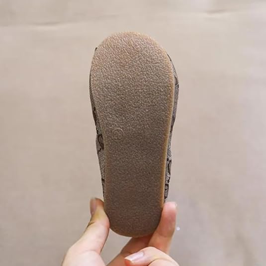 Girls Princess Shoes Flat Ballerinas Soft Sole Bow Party Dance Shoes3