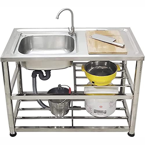 Évier autoportant facile à installer avec robinet et drain - 2