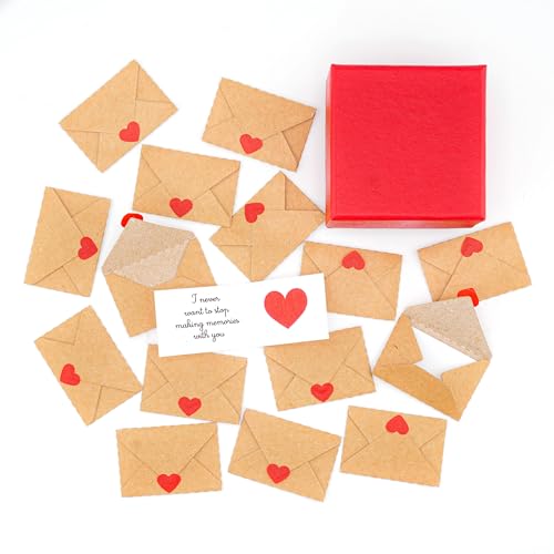 Image of Mini Love Notes card with envelopes: Love cards for Mother's Day, I love you for boyfriend, girlfriend, Wife, Mom from daughter,son, Dad, Love notes for her, love you cards for him, i love you gifts for him