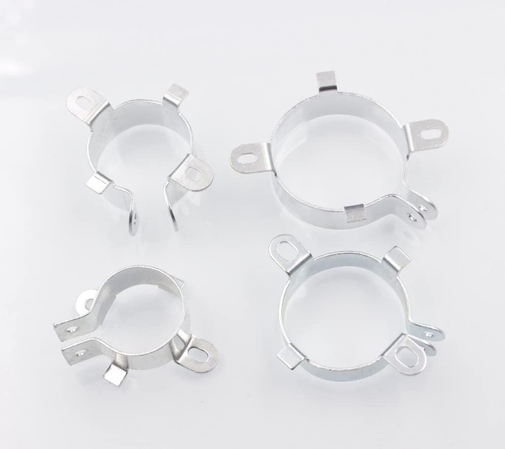 50PCS capacitor installation clip iron shelf capacitor clamp ring capacitor clamp diameter 25mm 30mm 35mm 40mm (40mm)