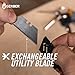 Gerber Gear EAB Slim Compact Utility Knife, Clips to Pocket or Keychain with Replaceable Blade with Bottle Opener for Everyday Carry, EDC Gear with Box Cutter Retractable, Black