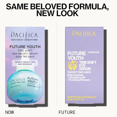 PACIFICA Beauty, Future Youth Time Shift Eye Serum, Brighten Dark Circles, Improve Fine Lines, Lightweight, Fragrance Free - Image 2