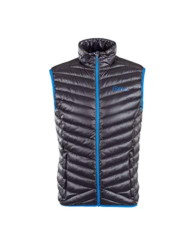 Great Escapes Amak Chaleco de Plumas, Negro, S para Hombre