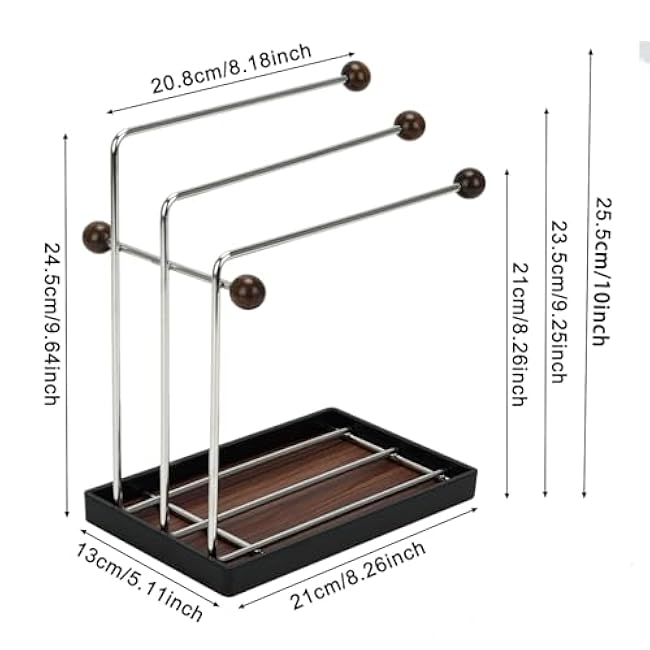 Dish Rag Holder-Sponge Rack-Kitchen Rag Holder-for Storing Sponge Brushes,Soap and Rags