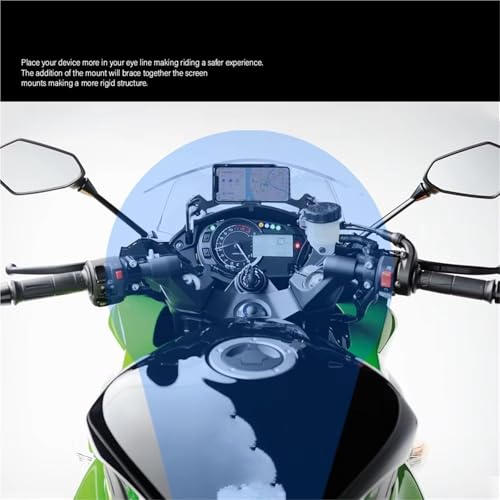 Support navigation GPS moto fixation support Ninja Z1000 SX 2019 - 4