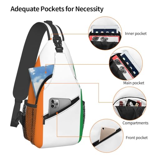 Mochila unisex ligera con diseño bandera de Costa de Marfil miniatura 4