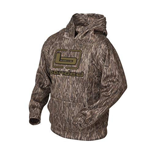 Banded Logo Hoodie – Soft Cotton-Blend Hunting & Casual Sweatshirt with Adjustable Hood2
