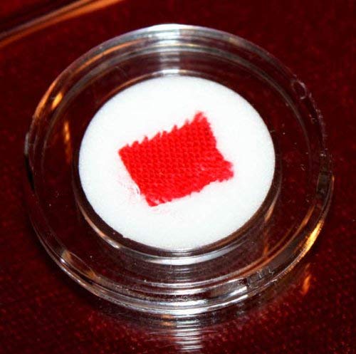 screen-used superman cape piece real cape artifact in case frame plaque coa