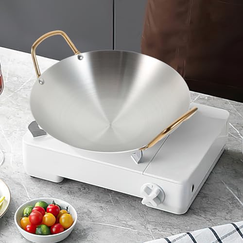 Wok de acero inoxidable con doble asa Cabilock miniatura 4