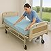 1 Pack Fitted Hospital Bed Sheets - Soft Microfiber Hospital Fitted Sheet - Hospital Bed Fitted Sheets (Light Blue, 36