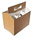 6 Pack Cardboard 12 oz Beer/Soda Carrier by C-Store Packaging (Pack of 50) (Kraft-50pk) FAST SAME DAY SHIPPING