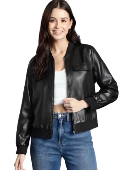 perfect productions Crop Jacket,Classic Leather Jacket,Ladies' Slim Fit Leather Jacket,Women's Genuine Leather Jacket,Crop Leather Jacket , Short Leather Jacket, Crop Leather Jacket For Women,Jacket17.-picture-52
