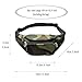Camo Fanny Pack, 5 Pockets Fanny Pack for Men Women Adjustable Belt Large Capacity Camouflage Waist Bag Packs Travel Chest Shoulder Bag Phone Running Hiking Belt Bag