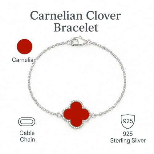 Image of Lucky Charm Clover Bracelet for Women | 925 Sterling Silver with 18K Gold Plating | Adjustable & Anti-Tarnish | Stylish Designer-Inspired Jewelry
