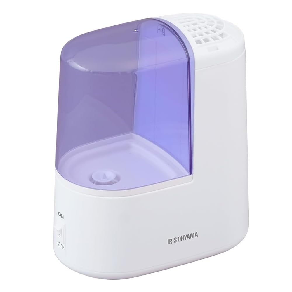 新品★アイリスオーヤマ　加湿器★IRIS 加熱式加湿器 SHM-120R1-W : アイリスオーヤマ 加湿器 スチーム式(加熱式) 加湿量 120ml タンク容量 1.3L ~3畳 11時間連続加湿  アロマ対応 小型 卓上 デスク用 SHM-120R1-W ホワイト [並行輸入品] : ホーム＆キッチン