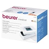 Beurer PO 35 Pulsossimetro, misurazione della saturazione di ossigeno e della frequenza cardiaca, applicazione indolore, display a colori di facile lettura, visualizzazione della frequenza cardiaca