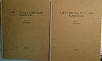 Early Middle Tennessee Marriages, 2 Vol. Set (Vol. 1 Grooms, Vol. 2 Brides) B00HSQHONU Book Cover