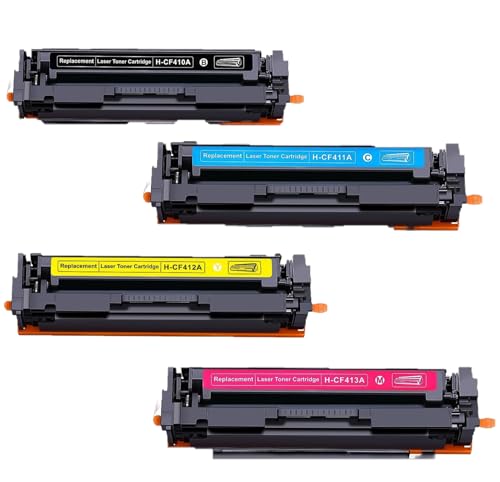 Image of INKSPOT CF410A /CF411A /CF412A /CF413A Combo Toner Cartridge for USE in Color Laserjet Pro MFP M377dw M477fdn M477fdw M477fnw M452DN M452dw M452nw (TN-CF410 1 Set)