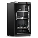 Spolehli Dry Cabinet Camera Digital Control Dehumidifier 105L Electronic Dry Box with LED Lights Noiseless & Energy Saving for Camera Lens & Electronic Equipment Storage