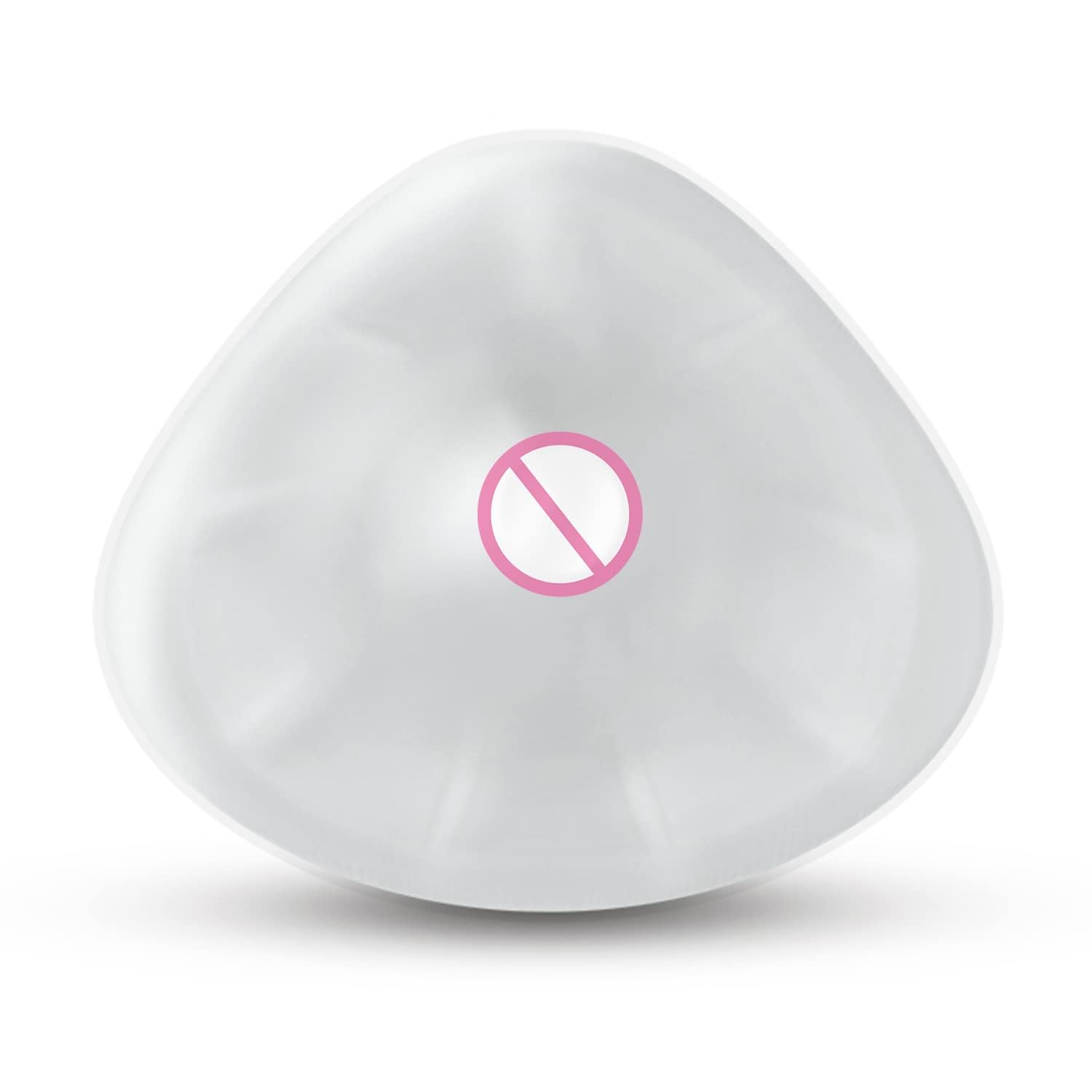 Lervanla Silicone Breast Form Mastectomy Prosthesis Triangle Bra Pad Enhancer For Women Beige One Piece