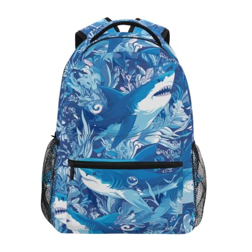 Sac à dos scolaire baleines bleues filles garçons sac étudiant mignon