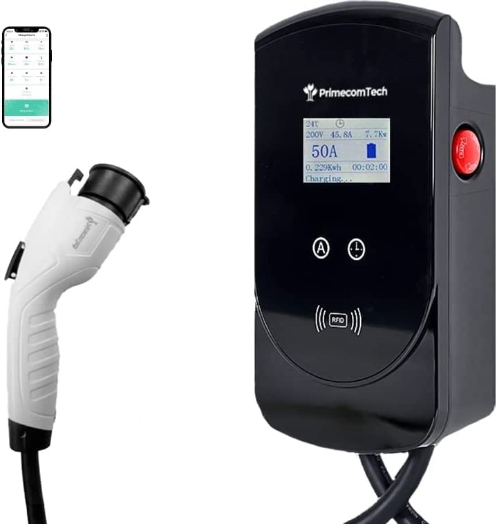 Buy 50 Amp Level2 EV Wall Charger Station 220 Volt for Tesla