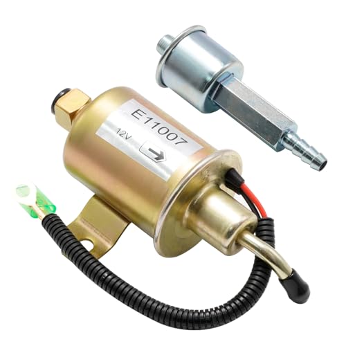 LIDSCURA 149-2311 Fuel Pump and Fuel Filter Replacement for Cummins Onan QG4000 4000 4KW Replacement for Camp Power QG RV Generators Replaces 149-2457
