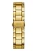 GUESS Classic Gold-Tone Stainless Steel Bracelet Watch with Day, Date + 24 Hour Military/Int'l Time. Color: Gold-Tone (Model: U1070L2)