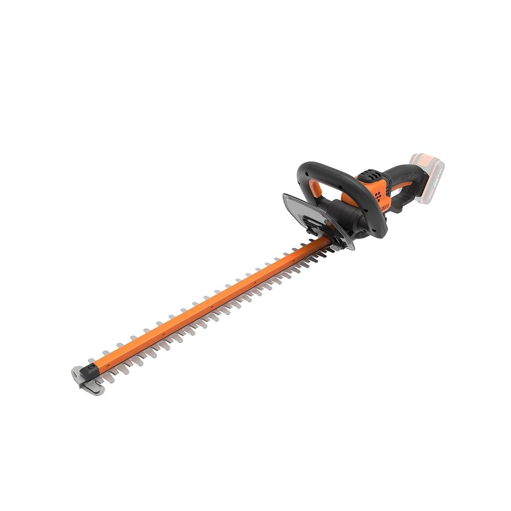 WORX WG260E.9 Akku Heckenschere 20V, Elektro Heckenschere mit Dual Schnittklingen für