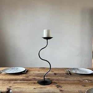 Handforgedcandleholdermetalpillarcandleholdercenterpieceblackforgedironcandleholderfarmhousefireplacedecorforhomedecorationweddingpartydecoration Urban Country Home Decor Hand forged candle holder metal pillar candle holder centerpiece black forged iron candle holder farmhouse fireplace decor for home decoration wedding party decoration urban country home decor