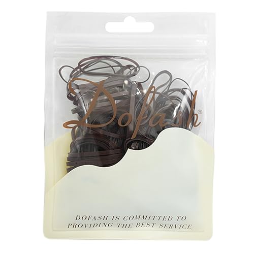 Dofash 2*75MM Snag-free Elastic Hair Ties Rubber Bands for Hair Elastic Hair Bands Hair Rubber Bands Hair Elastics for Women's Hair