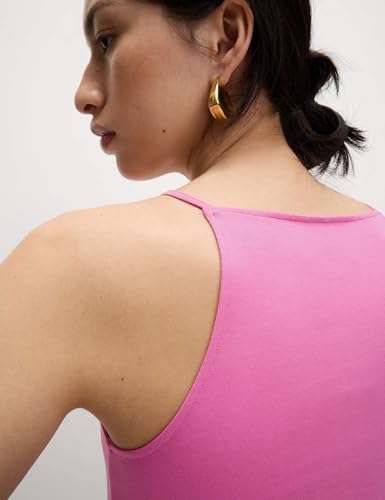 Image of Marks & Spencer Cotton Rich Racer Neck Vest