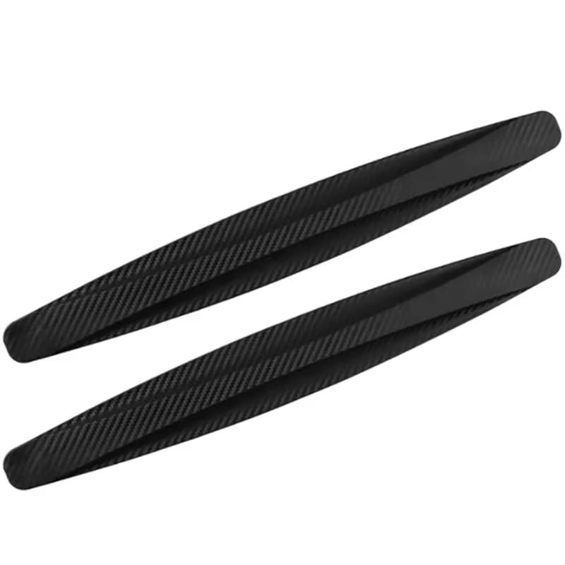 2-Pack AZhause Bumper Guard, Front Rear Anti-Collision PVC Strip for Cars, Pickups and SUVs (Black)