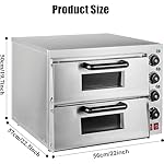 Electric Pizza Oven With Single/Double Layer 2